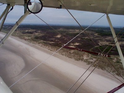 Flying Low over The Beach near LeTouquet