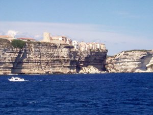 Bonifacio, Corsica, from the ferry