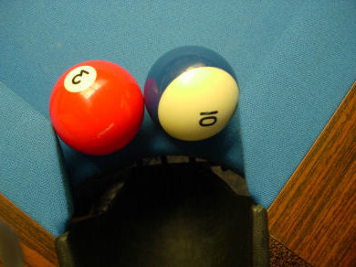 FOUR inch corner pocket