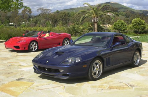 Ferrari 550 Maranello and 360 Modena Spider