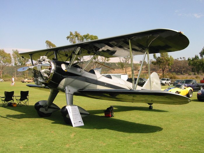 Stearman biplane, used to belong to Steve McQueen