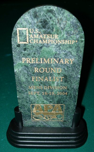 Trophy for US Amateur Championships, Preliminary Round (California)