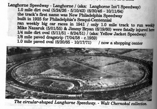  over to the race track next door (the Langhorne Speedway, now gone).