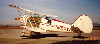 Michael McCafferty's Waco Open Cockpit Biplane N250YM, also known as 'The Spirit of Adventure II'