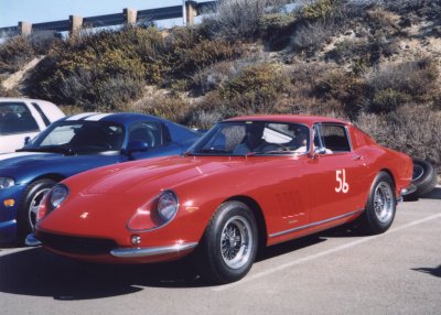 Racing my Ferrari 275GTB/4 at Torrey Pines Hillclimb